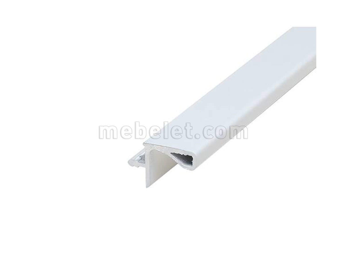 REHAU алюминиевый профиль для верхнего ряда шкафов (4,1м) Белый глянец 12096981033 для ДСП 16мм