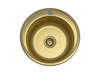 Мойка Seaman Eco Wien SWT-510-Antique gold matt.A (D510 х 180 х 0,8 мм) круглая, нерж. сталь, PVD-матовое золото ВЫВЕЛИ